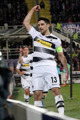 Bilder des Tages - SPORT Lars Stindl Borussia Mönchengladbach goal celebration Borussia Mönchengladbach Firenze 23-02-2017 Stadio Artemio Franchi Fiorentina - Borussia Mönchengladbach Fiorentina - Borussia M gladbach Europa League 2016 2017 - Round of 16 2nd leg lucaxpagliaricci
