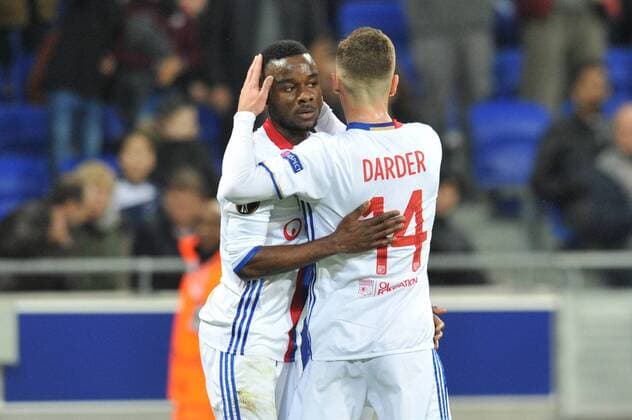 27 MAXWEL CORNET (ol) - Jubel FOOTBALL : Lyon vs Az Alkmaar - Europa League - 23 02 2017 FEP 
