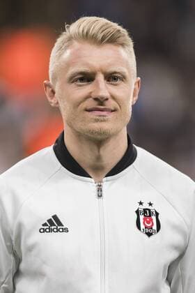 Andreas Beck of Besiktas JKduring the UEFA Europa League round of 16 match between Besiktas JK and Hapoel Be’er Sheva on February 23, 2017 at the Vodafone Arena in Istanbul, Turkey Besiktas JK v Hapoel Be’er Sheva UEFA Europa League 2016 2017 xVIxGerritxvanxKeulenxIVx 7187686