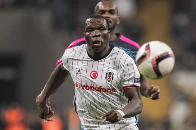 Vincent Aboubakar of Besiktas JKduring the UEFA Europa League round of 16 match between Besiktas JK and Hapoel Be’er Sheva on February 23, 2017 at the Vodafone Arena in Istanbul, Turkey Besiktas JK v Hapoel Be’er Sheva UEFA Europa League 2016 2017 xVIxGerritxvanxKeulenxIVx 7187858