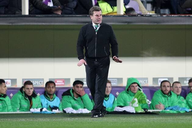 Borussia Monchengladbach Dieter-Klaus Hecking Trainer Borussia Monchengladbach Dieter-Klaus Hecking Firenze 23-02-2017 Stadio Artemio Franchi ACF Fiorentina vs. Borussia Monchengladbach Fiorentina - Borussia M gladbach 2-4 Europa League 2016 2017 Round of 16 2nd leg lucaxpagliaricci