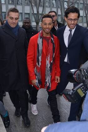 Milan, Lewis Hamilton host the parade Emporio Armani  Copyright: xSimonexComix xIPAx xSimonexComix