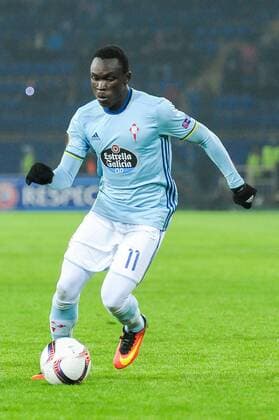 Fußball, EL, Schachtar Donezk - Celta de Vigo February 23, 2017 - Kharkiv, Ukraine - Pione Sisto during the Europa League Round of 32 reverse match between Shakhtar (Donetsk, Ukraine) and Celta (Vigo, Spain) at Metalist Stadium on February 23, 2017 in Kharkiv, Ukraine Shakhtar Donetsk v Celta Vigo - UEFA Europa League Round of 32: Second Leg  - ZUMAn230 20170223_zaa_n230_645 Copyright: xAnatoliyxCherkasovx