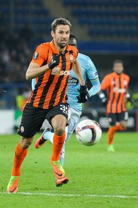 Fußball, EL, Schachtar Donezk - Celta de Vigo February 23, 2017 - Kharkiv, Ukraine - Dario Srna (FC Shakhtar captain) during the Europa League Round of 32 reverse match between Shakhtar (Donetsk, Ukraine) and Celta (Vigo, Spain) at Metalist Stadium on February 23, 2017 in Kharkiv, Ukraine Shakhtar Donetsk v Celta Vigo - UEFA Europa League Round of 32: Second Leg  - ZUMAn230 20170223_zaa_n230_646 Copyright: xAnatoliyxCherkasovx