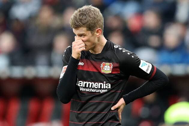 xuhjb, Leverkusen, BayArena, 25.02.17, 1. Bundesliga - 22. Spieltag - Bayer 04 Leverkusen - 1. FSV Mainz 05 Bild: Lars Bender (Leverkusen) Leverkusen