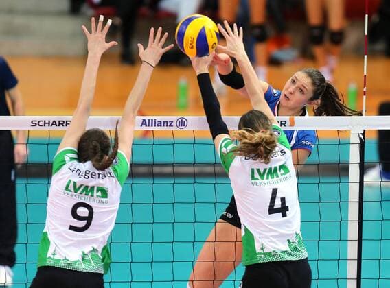 Stuttgart Volleyball Allianz MTV Stuttgart vs. USC Münster, Michaela Mlejnkova (Stuttgart)
