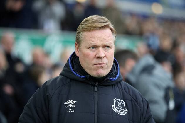 Everton manager Ronald Koeman during the English Premier League match at Goodison Park, Liverpool. Picture date: February 25th, 2017. Photo credit should read: Lynne Cameron Sportimage EDITORIAL USE ONLY. No use with unauthorised audio, video, data, fixture lists, club league logos or live services. Online in-match use limited to 120 images, no video emulation. No use in betting, games or single club league player publications.