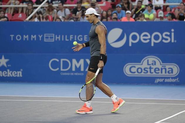 February 26, 2017 - Mexico - ACAPULCO, Mexiko Open, Training Rafael Nadal  - ZUMAu78_ 20170226_zaf_u78_089 Copyright: xAlejandroxAcostax