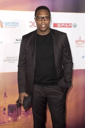 Pablo Thiam bei der Weltpremiere des Imagefilms Urban Records zur Leichtathletik-EM Berlin 2018 im Zoo Palast. Berlin, 27.02.2017 Foto:xF.xKernx xFuturexImage