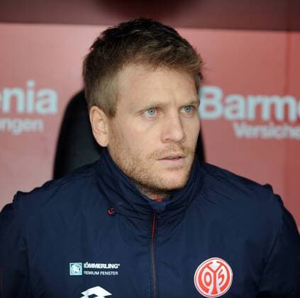 Bayer 04 Leverkusen - FSV Mainz 05 25.02.2017. Co-Trainer Peter Perchtold (Mainz 05). HM