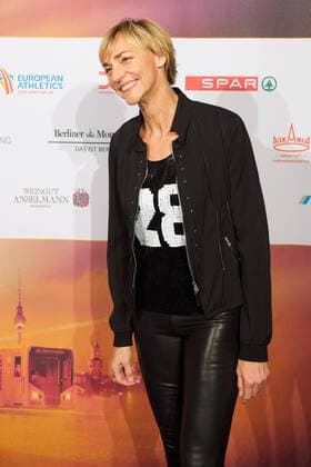 Leichtathletik Berlin 27.02.2017 BEM 2018 Leichtathletik EM 2018 in berlin Weltpremiere von Urban Records Image Film Zoo Palast Berlin Heike Drechsler ehemalige Weitspringern
