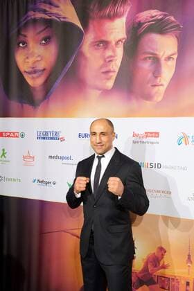 Leichtathletik Berlin 27.02.2017 BEM 2018 Leichtathletik EM 2018 in berlin Weltpremiere von Urban Records Image Film Zoo Palast Berlin Arthur Abraham Boxen