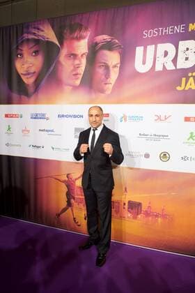 Leichtathletik Berlin 27.02.2017 BEM 2018 Leichtathletik EM 2018 in berlin Weltpremiere von Urban Records Image Film Zoo Palast Berlin Arthur Abraham Boxen
