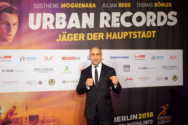 Leichtathletik Berlin 27.02.2017 BEM 2018 Leichtathletik EM 2018 in berlin Weltpremiere von Urban Records Image Film Zoo Palast Berlin Arthur Abraham Boxen