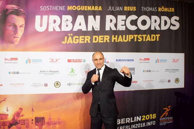 Leichtathletik Berlin 27.02.2017 BEM 2018 Leichtathletik EM 2018 in berlin Weltpremiere von Urban Records Image Film Zoo Palast Berlin Arthur Abraham Boxen