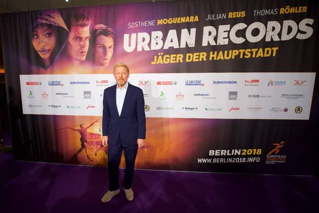 Leichtathletik Berlin 27.02.2017 BEM 2018 Leichtathletik EM 2018 in berlin Weltpremiere von Urban Records Image Film Zoo Palast Berlin Boris Becker Tennis