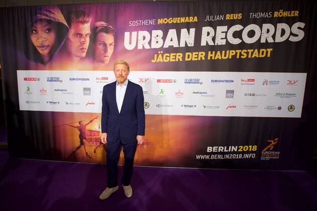 Leichtathletik Berlin 27.02.2017 BEM 2018 Leichtathletik EM 2018 in berlin Weltpremiere von Urban Records Image Film Zoo Palast Berlin Boris Becker Tennis