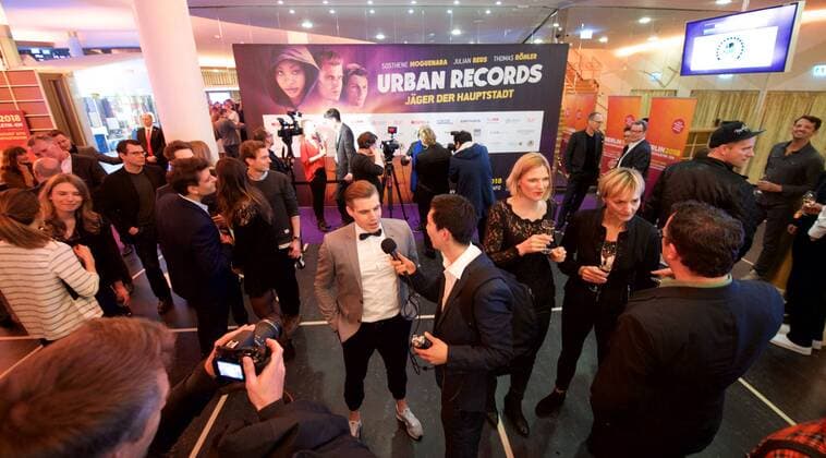 Leichtathletik Berlin 27.02.2017 BEM 2018 Leichtathletik EM 2018 in berlin Weltpremiere von Urban Records Image Film Zoo Palast Berlin
