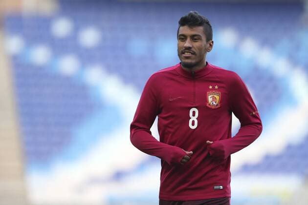 SUWON, SOUTH KOREA - FEBRUARY 28: Paulinho of Guangzhou Evergrande attends a training session ahead of the AFC Champions League 2017 Group G match between Suwon Samsung Bluewings and Guangzhou Evergrande at Suwon World Cup Stadium on February 28, 2017 in Suwon, South Korea.  Copyright: xVCGx CFP500767898 