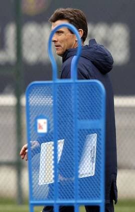 FC Barcelona Barca s assistant coach Juan Carlos Unzue attends a training session of the team at the Joan Gamper complex in Barcelona, northeastern Spain, 03 March 2017. Luis Enrique announced in a press conference PK Pressekonferenz held on 01 March that he will leave the team at the end of the season. Luis Enrique announces that he will leave FC Barcelona at the end of the season !ACHTUNG: NUR REDAKTIONELLE NUTZUNG!  Copyright: xALBERTOxESTÉVEZx B28 20170303-636241448967662889