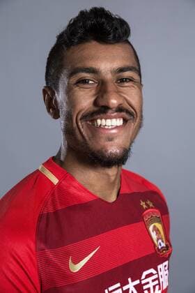Portrait of Brazilian soccer player Paulinho of Guangzhou Evergrande Taobao F.C. for the 2017 Chinese Football Association Super League, in Guangzhou city, south China s Guangdong province, 18 February 2017. Official portraits of Guangzhou Evergrande Taobao F.C. for the 2017 Chinese Super League  pbu581454_10