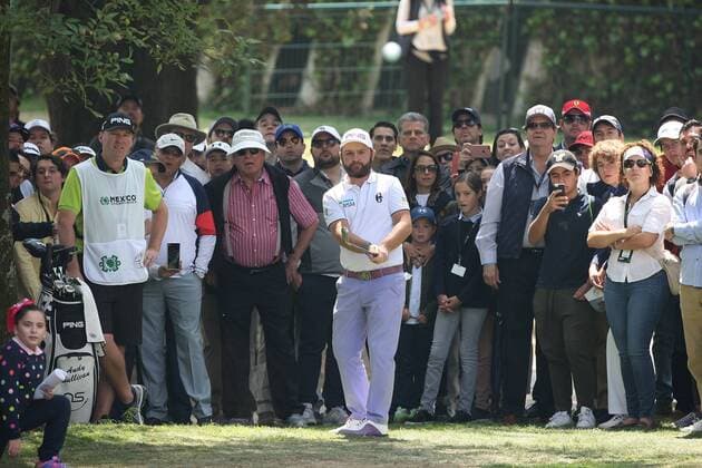 English Andy Sullivan (C) in action during the World Golf Championship s second round at the Chapultepec Club in Mexico City, Mexico, 04 March 2017. WORLD GOLF CHAMPIONSHIP IN MEXICO !ACHTUNG: NUR REDAKTIONELLE NUTZUNG!  Copyright: xAlexxCruzx MEX001 20170305-636242898373727935