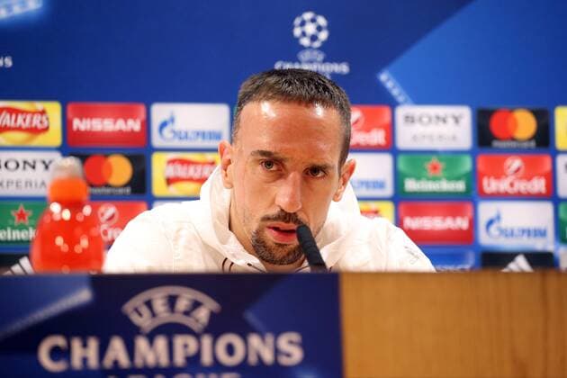 Franck Ribery (FC Bayern Muenchen 7), Pressekonferenz, Arsenal FC - FC Bayern Muenchen , UEFA Champions League, Achtelfinale, Fussball, 06.03.2017, London Copyright: xLangerx xEibner-Pressefotox EP_HLR