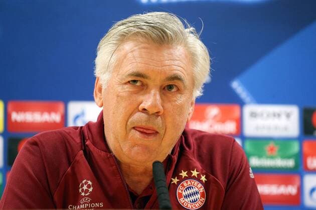 Trainer Carlo Ancelotti (FC Bayern Muenchen), Pressekonferenz, Arsenal FC - FC Bayern Muenchen , UEFA Champions League, Achtelfinale, Fussball, 06.03.2017, London Copyright: xLangerx xEibner-Pressefotox EP_HLR