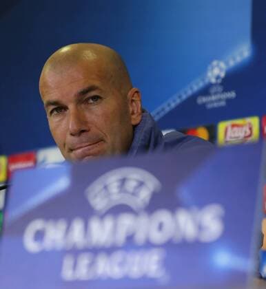 Zinedine Zidane Real Madrid Napoli 06-03-2017 Stadio San Paolo Football Calcio UEFA Champions League 2016 2017 Achtelfinale, Rückspiel - Round of 16, 2st leg SSC Napoli - Real Madrid cesarexpurini