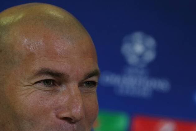 Zinedine Zidane Real Madrid Napoli 06-03-2017 Stadio San Paolo Football Calcio UEFA Champions League 2016 2017 Achtelfinale, Rückspiel - Round of 16, 2st leg SSC Napoli - Real Madrid cesarexpurini