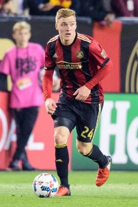 Atlanta United Midfielder Julian Gressel (24) during the MLS Fussball Herren USA soccer game between the NY Red Bulls and Atlanta United at Bobby Dodd Stadium on Sunday March 5, 2017 in Atlanta, GA. CSM MLS Soccer 2017: NY Red Bulls vs Atlanta United MAR 05 - ZUMAc04_ 20170305_zaf_c04_279 Copyright: xJacobxKupfermanx