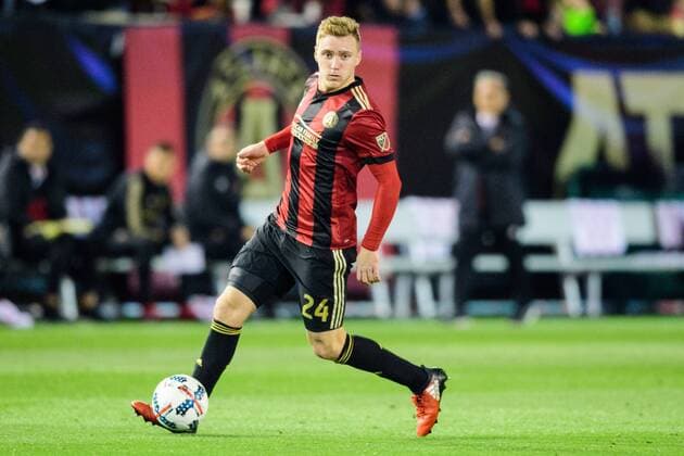 Atlanta United Midfielder Julian Gressel (24) during the MLS Fussball Herren USA soccer game between the NY Red Bulls and Atlanta United at Bobby Dodd Stadium on Sunday March 5, 2017 in Atlanta, GA. CSM MLS Soccer 2017: NY Red Bulls vs Atlanta United MAR 05 - ZUMAc04_ 20170305_zaf_c04_312 Copyright: xJacobxKupfermanx