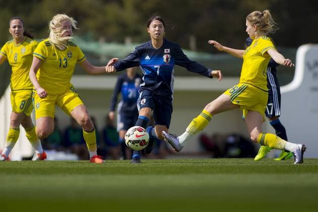 Hina Sugita, Woman U23 5 Nations Tournament, match JAPAN vs SWEDEN, La Manga Club, Murcia, Spains, 06-03-2017  xPascu_Mendezx xx