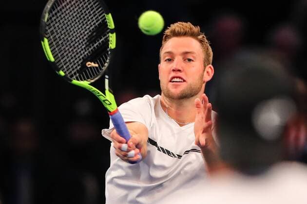 NEW YORK, NY - MARCH 06: Jack Sock of the United States of America during the BNP Paribas Showdown on March 6, 2017, at Madison Square Garden in New York City, NY. (Photo by Rich Graessle Icon Sportswire) TENNIS: MAR 06 BNP Paribas Showdown Icon0306171071 EDITORIAL USE ONLY