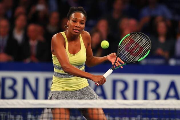 NEW YORK, NY - MARCH 06: Venus Williams during the BNP Paribas Showdown on March 6, 2017, at Madison Square Garden in New York City, NY. (Photo by Rich Graessle Icon Sportswire) TENNIS: MAR 06 BNP Paribas Showdown Icon0306171094 EDITORIAL USE ONLY