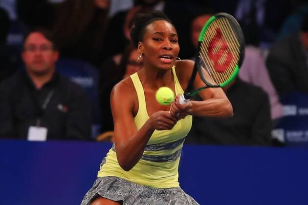 NEW YORK, NY - MARCH 06: Venus Williams during the BNP Paribas Showdown on March 6, 2017, at Madison Square Garden in New York City, NY. (Photo by Rich Graessle Icon Sportswire) TENNIS: MAR 06 BNP Paribas Showdown Icon0306171100 EDITORIAL USE ONLY