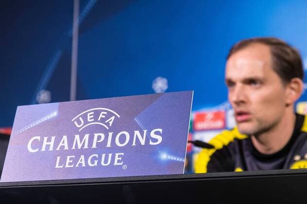 Dortmund, Deutschland 07.03.2017, UEFA Champions League - 2016 17, Pressekonferenz zum Spiel BV Borussia Dortmund - Benfica Lissabon, Trainer Thomas Tuchel (BVB) im Interview ( DeFodi507