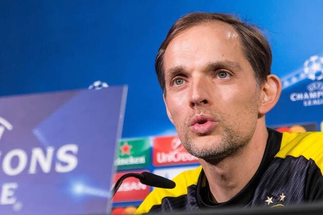 Dortmund, Deutschland 07.03.2017, UEFA Champions League - 2016 17, Pressekonferenz zum Spiel BV Borussia Dortmund - Benfica Lissabon, Trainer Thomas Tuchel (BVB) im Interview ( DeFodi507