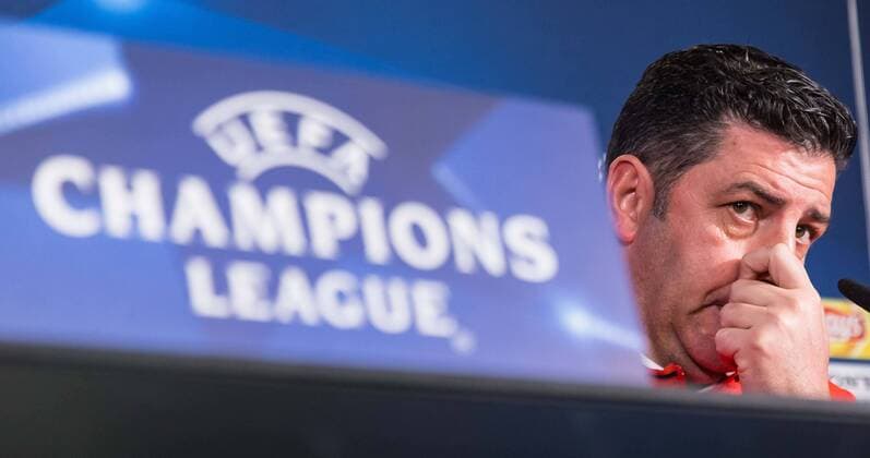 Dortmund, Deutschland 07.03.2017, UEFA Champions League - 2016 17, Pressekonferenz zum Spiel BV Borussia Dortmund - Benfica Lissabon, Coach Rui Vitoria (BLS) im Interview ( DeFodi507