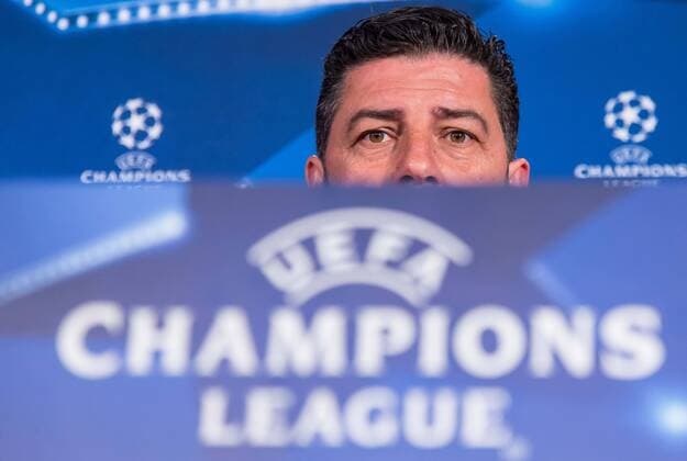Dortmund, Deutschland 07.03.2017, UEFA Champions League - 2016 17, Pressekonferenz zum Spiel BV Borussia Dortmund - Benfica Lissabon, Coach Rui Vitoria (BLS) im Interview ( DeFodi507