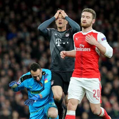 J13 H9 J20 , Arsenal FC - FC Bayern Muenchen, UEFA Champions League, Achtelfinale, Fussball, 07.03.2017, London Copyright: xLangerx xEibner-Pressefotox EP_HLR