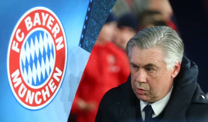 Fußball, CL, FC Arsenal - Bayern München March 7, 2017 - London, England, England - Carlo Ancelotti manager of FC Bayern Munich during UEFA Champions League - Round 16 - 2nd Leg match between Arsenal and Bayern Munich at The Emirates , London 07 Mar 2017 Arsenal FC v FC Bayern Muenchen - UEFA Champions League Round of 16: Second Leg  - ZUMAn230 20170307_zaa_n230_315 Copyright: xKieranxGalvinx