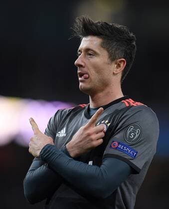 Fußball, CL, FC Arsenal - Bayern München FUSSBALL CHAMPIONS LEAGUE SAISON 2016 2017 ACHTELFINALE RUECKSPIEL Arsenal London - FC Bayern Muenchen 07.03.2017 Torjubel: Robert Lewandowski (FC Bayern Muenchen) 