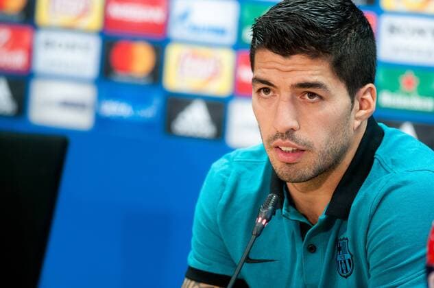 SPAIN - Mar,7th: Luis Suarez during the press conference PK Pressekonferenz before the match between FC Barcelona Barca - PSG, for the match of the Champions League, played at Camp Nou Stadium on 7th March 2017 in Barcelona, Spain. (Credit: David R. Rico Urbanandsport Cordon Press)  xCordonxPressx xSPAINx-PressxConferencex-xFCxBarcelonax-xPSGx-xxChampionsxLeaguex-x2016 17x