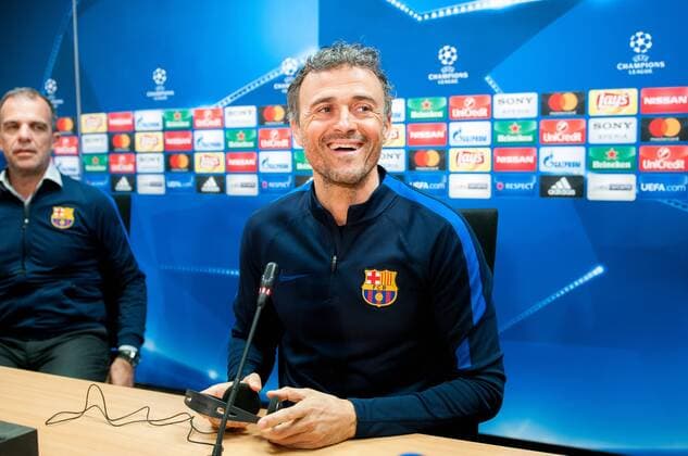 SPAIN - Mar,7th: Luis Enrique during the press conference PK Pressekonferenz before the match between FC Barcelona Barca - PSG, for the match of the Champions League, played at Camp Nou Stadium on 7th March 2017 in Barcelona, Spain. (Credit: David R. Rico Urbanandsport Cordon Press)  xCordonxPressx xSPAINx-PressxConferencex-xFCxBarcelonax-xPSGx-xxChampionsxLeaguex-x2016 17x