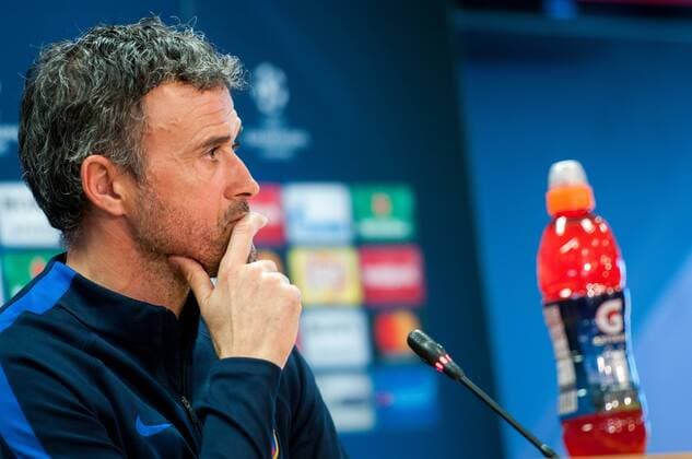 SPAIN - Mar,7th: Luis Enrique during the press conference PK Pressekonferenz before the match between FC Barcelona Barca - PSG, for the match of the Champions League, played at Camp Nou Stadium on 7th March 2017 in Barcelona, Spain. (Credit: David R. Rico Urbanandsport Cordon Press)  xCordonxPressx xSPAINx-PressxConferencex-xFCxBarcelonax-xPSGx-xxChampionsxLeaguex-x2016 17x
