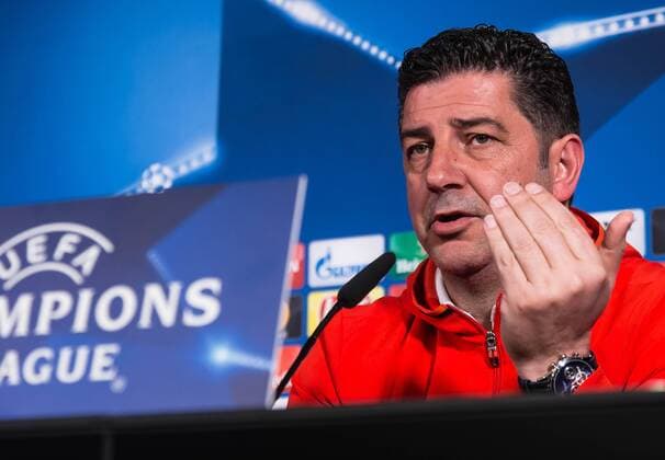 Dortmund, Deutschland 07.03.2017, UEFA Champions League - 2016 17, Pressekonferenz zum Spiel BV Borussia Dortmund - Benfica Lissabon, Coach Rui Vitoria (BLS) im Interview ( DeFodi507