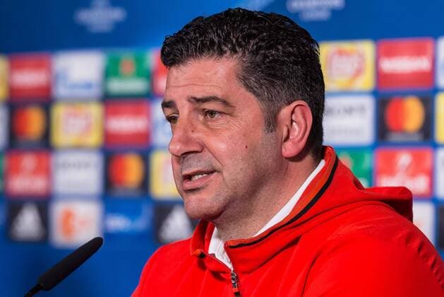 Dortmund, Deutschland 07.03.2017, UEFA Champions League - 2016 17, Pressekonferenz zum Spiel BV Borussia Dortmund - Benfica Lissabon, Coach Rui Vitoria (BLS) im Interview ( DeFodi507