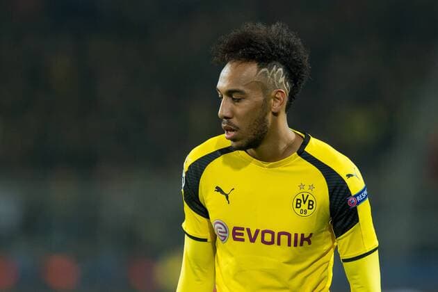 Dortmund, Germany 08.03.2017, UEFA Champions League - 2016 17 Season, Round of 16, Second leg, BV Borussia Dortmund - Benfica Lissabon, Pierre-Emerick Aubameyang (BVB) ( DeFodi001