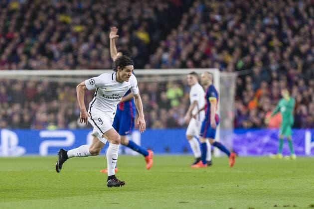 SPAIN - Mar, 8th: Edison Cavani during the match between FC Barcelona Barca - Paris Saint Germain, for the round of 16 of the Champions League, played at Camp Nou Stadium on 8th March 2016 in Barcelona, Spain. (Credit: Mikel Trigueros Urbanandsport Cordon Press)  xCordonxPressx xSPAINx-xFCxBarcelonax-xParisxSaintxGermainx-xxChampionsxLeaguex-x2016 17x